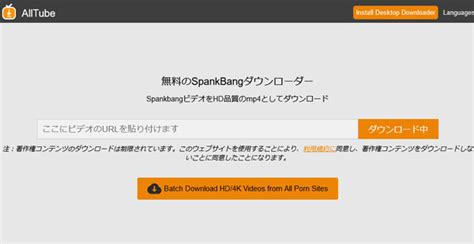 エロダウンローダー|SpankBangの動画を簡単にダウンロード！ 